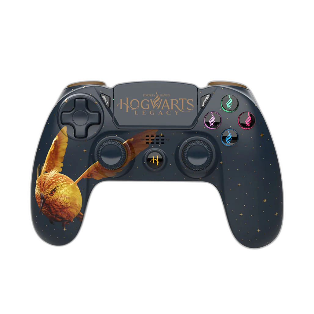 Official Hogwarts Legacy Wireless PS4 Controller - Dark Blue