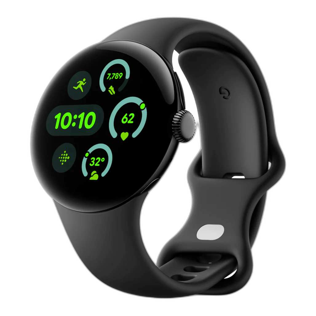 Google Pixel Watch 2 Matte Black/Obsidian Active Band