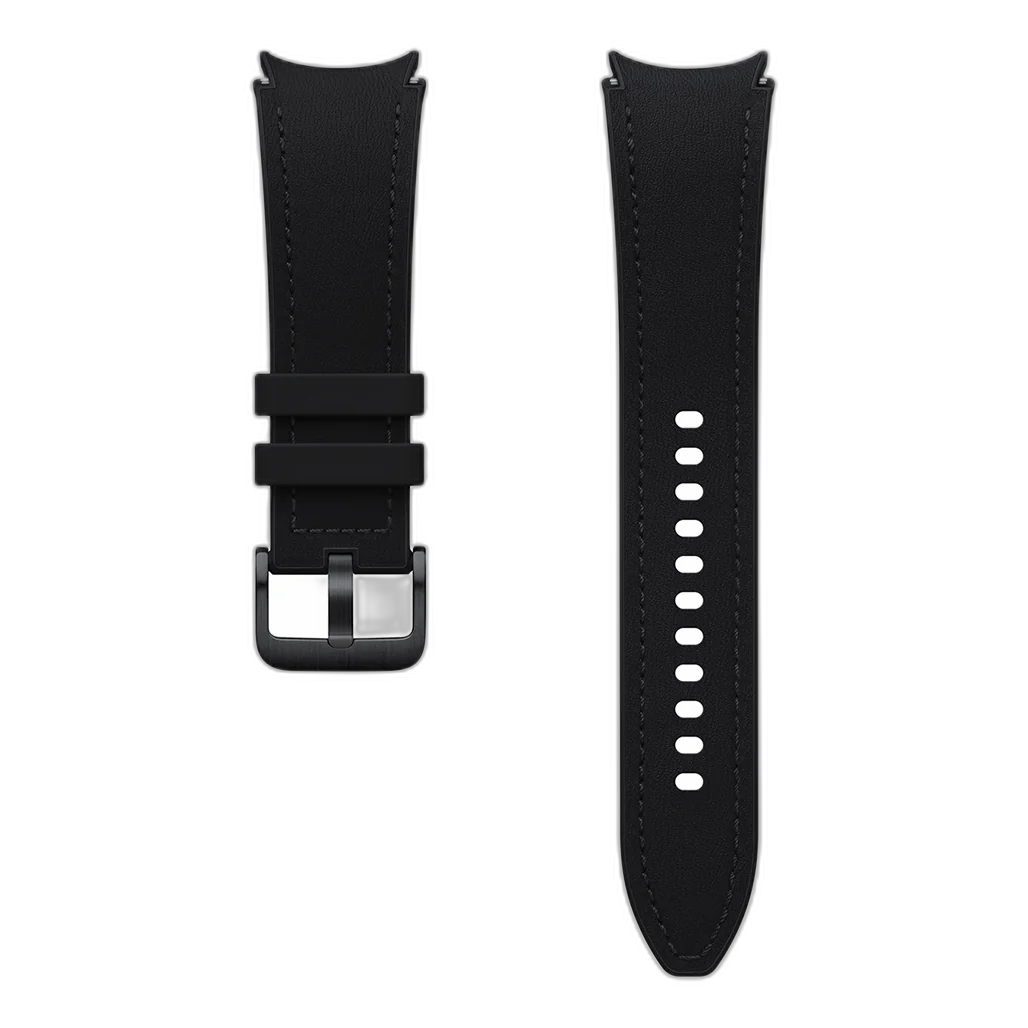 Samsung Galaxy Watch Hybrid Eco-Leather T-Buckle Band|Silver