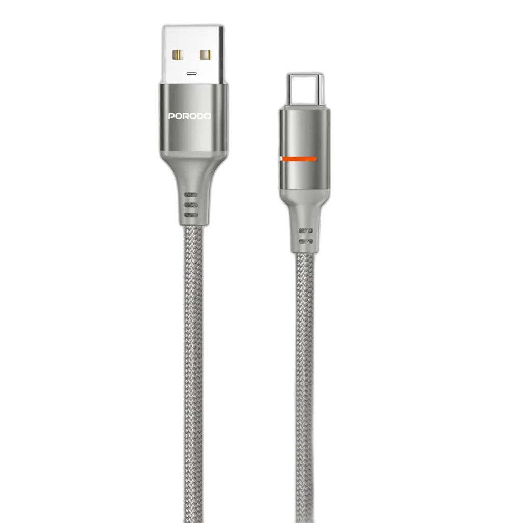 Porodo USB-C to USB-C LED Light Cable