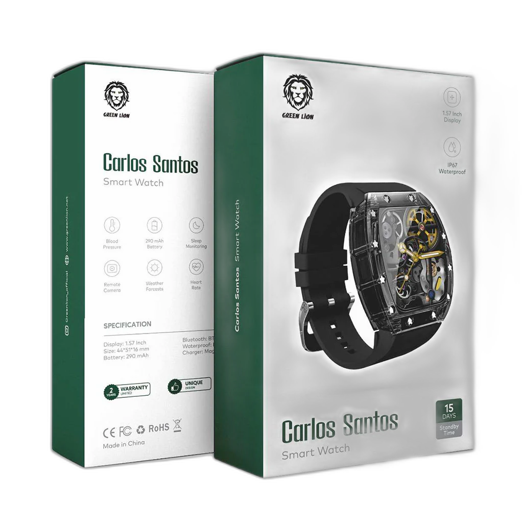 Green Lion Carlos Santos Smart Watch