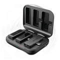 Powerology PWMICBK MFI Dual Connector Wireless Lavalier Microphone