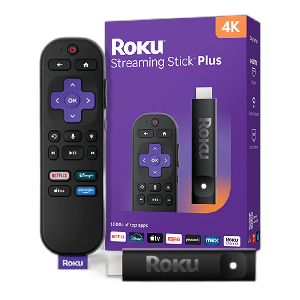 Roku Streaming Stick Plus - 4K HDR Streaming Device- 3830R