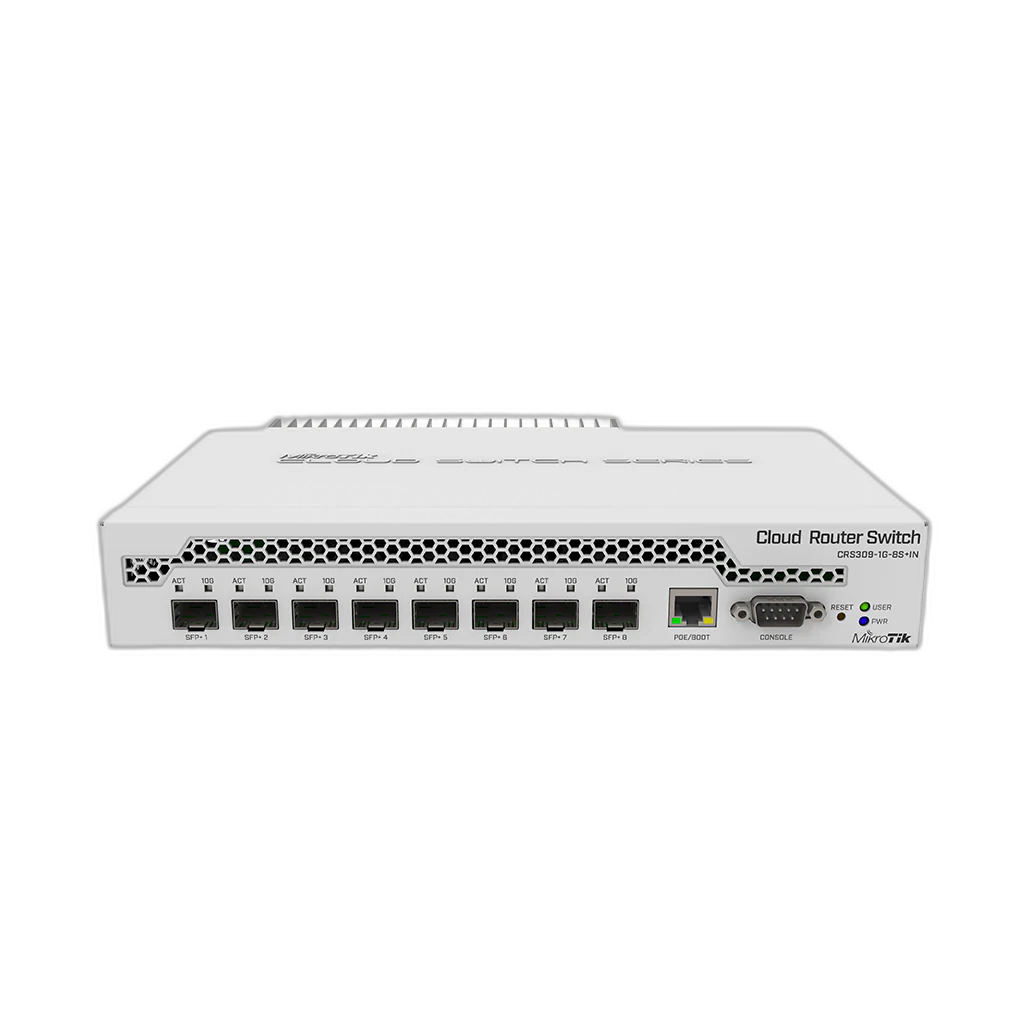MikroTik CRS309-1G-8S+IN Desktop Switch