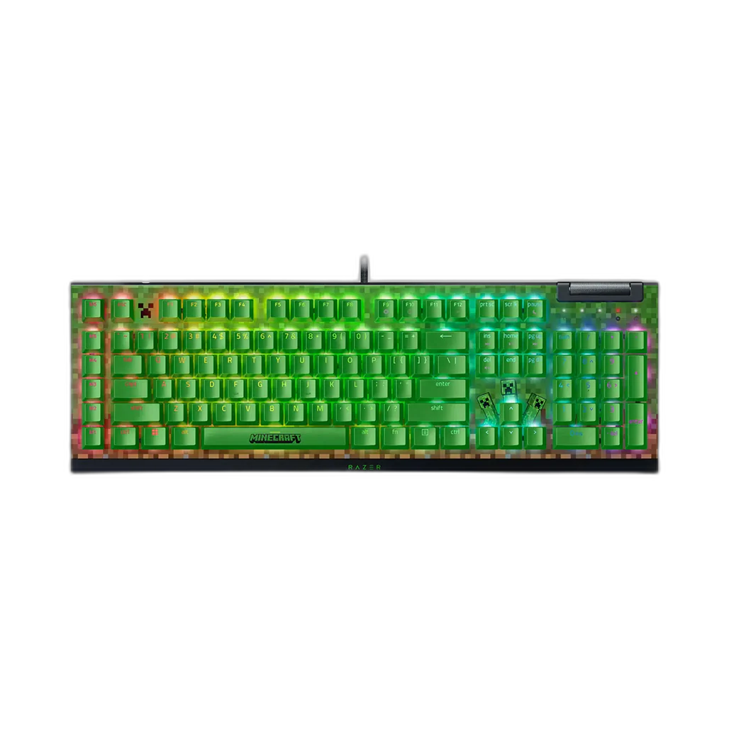 Razer BlackWidow V4 X Minecraft Edition Gaming Keyboard