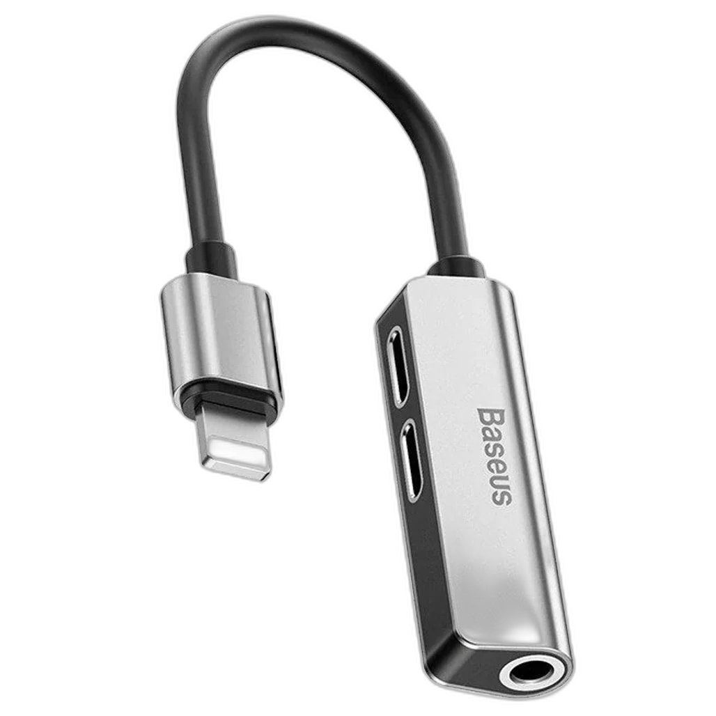 Baseus 3-in-1 iP Male to Dual iP