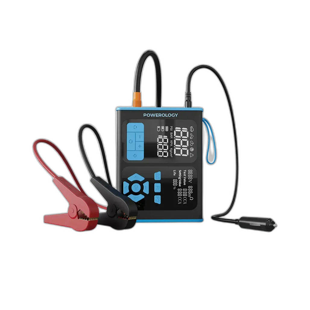 Powerology Portable Car Starter, Air Pump & OBD II Car Diagnostic Tool