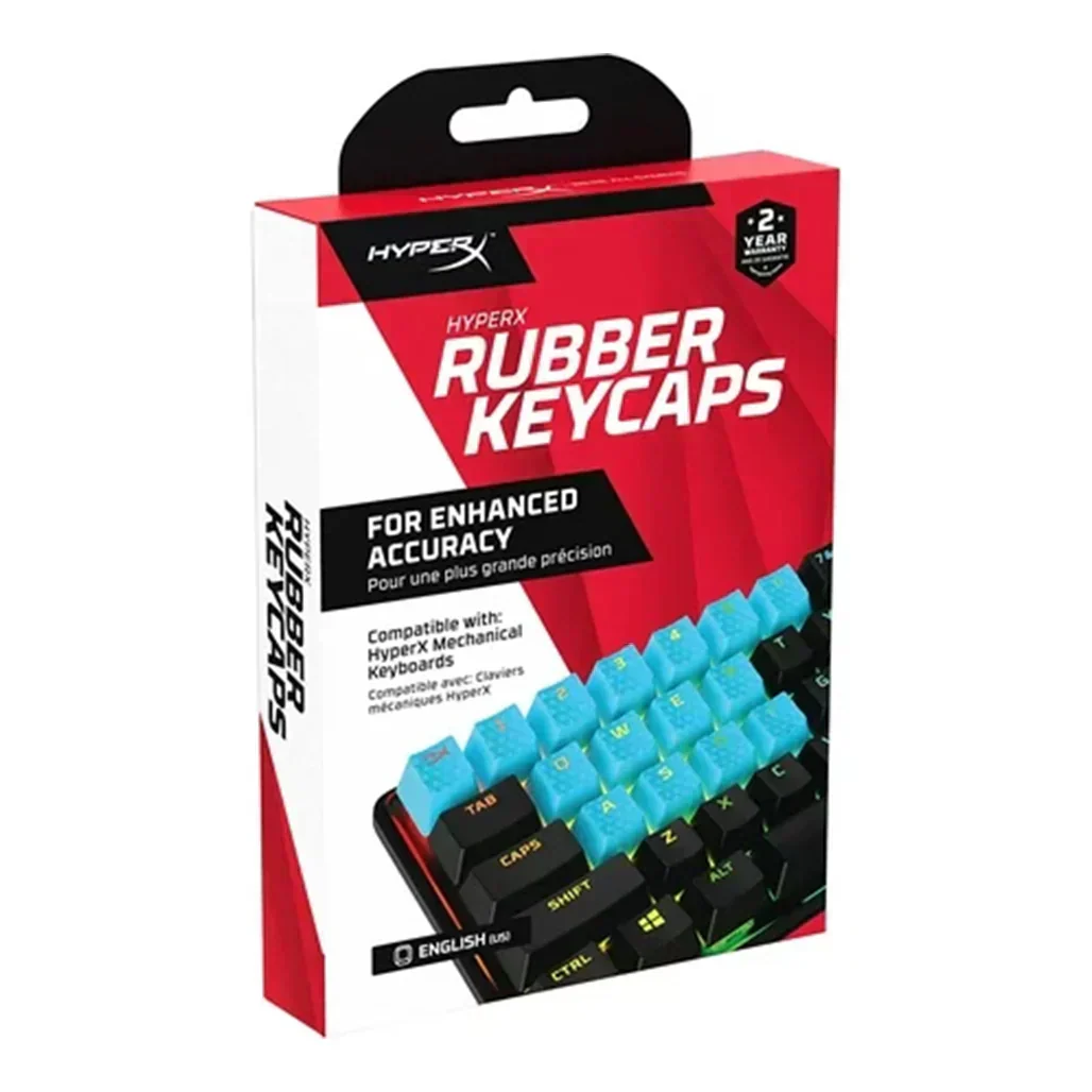 HyperX Rubber Blue Keycaps - Gaming Accessory Kit