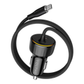 Voltme Cazo Speedo+ 60W USB-C Car Charger with Built-In Cable