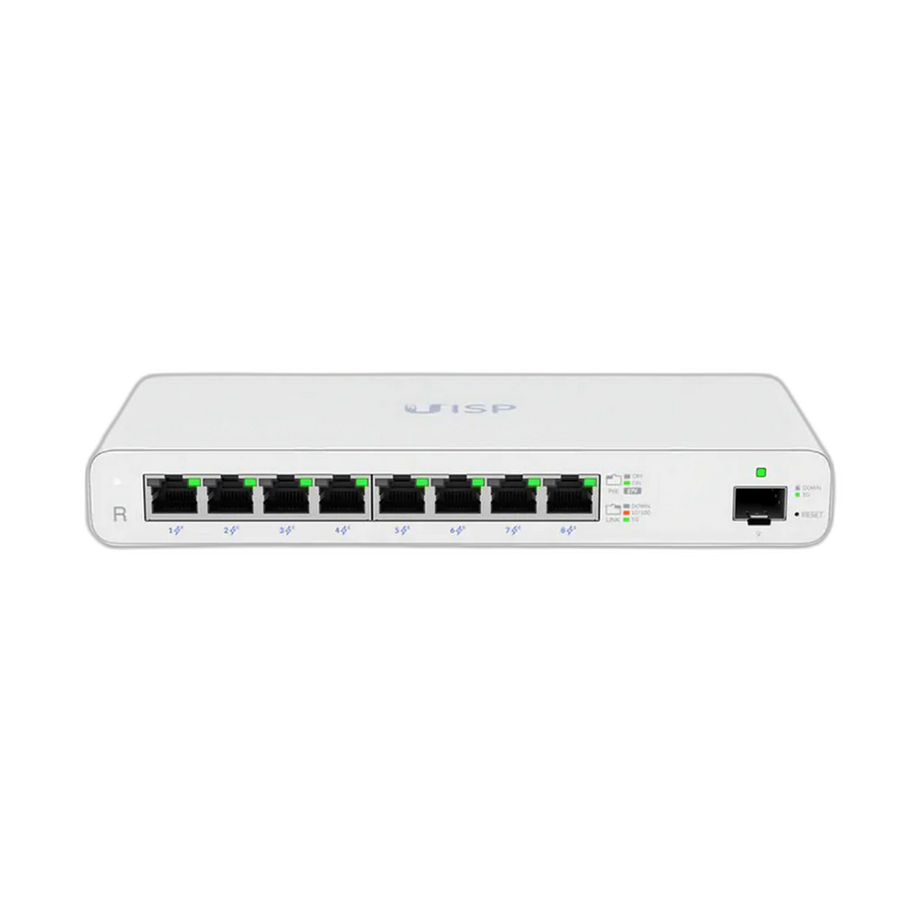 Ubiquity UISP-R Eight-Port Gigabit PoE Router