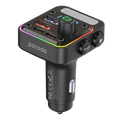 Porodo Quick-Charge FM Car Charger ( Dual USB-C & USB-A ) PD 36W|Black