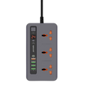 Porodo Multi-Port Power HUB 2M - Gray