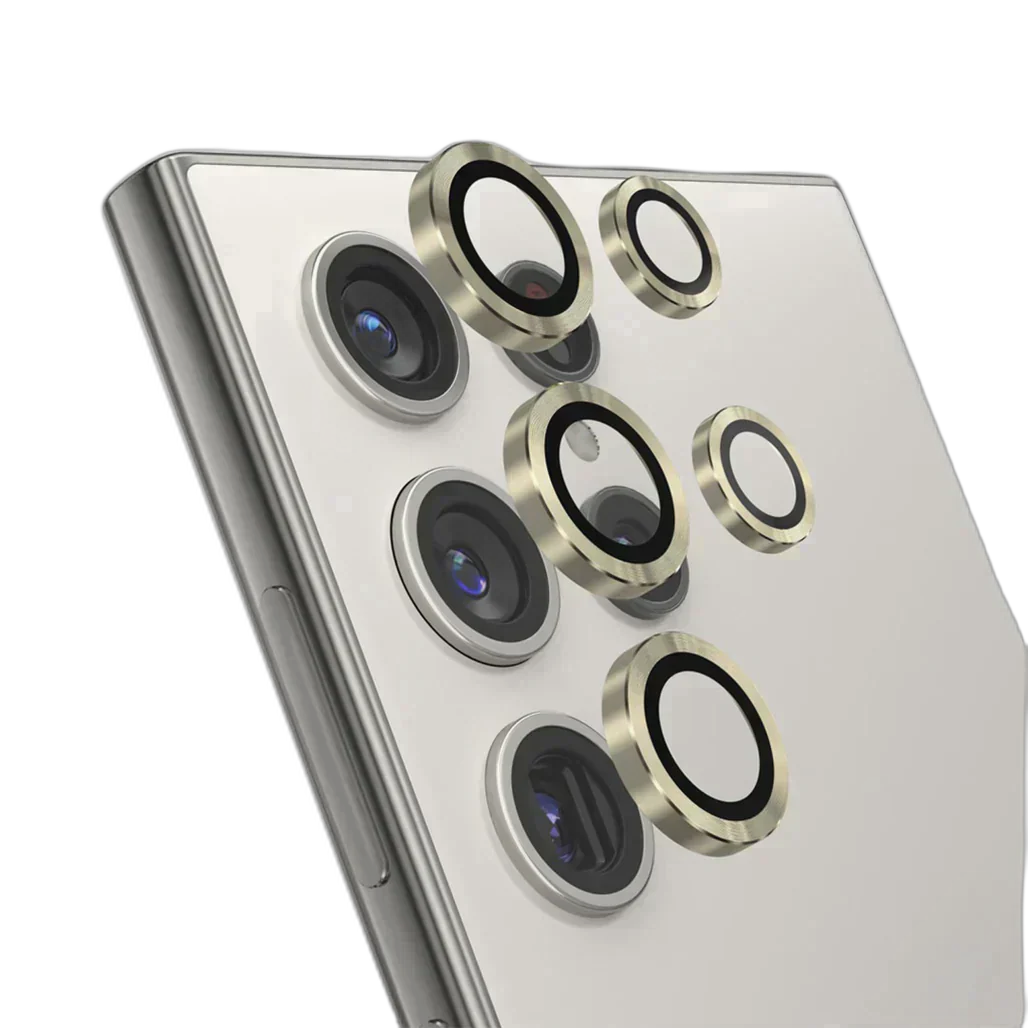 Green Lion S24 Ultra Camera Lens Armor - Yellow