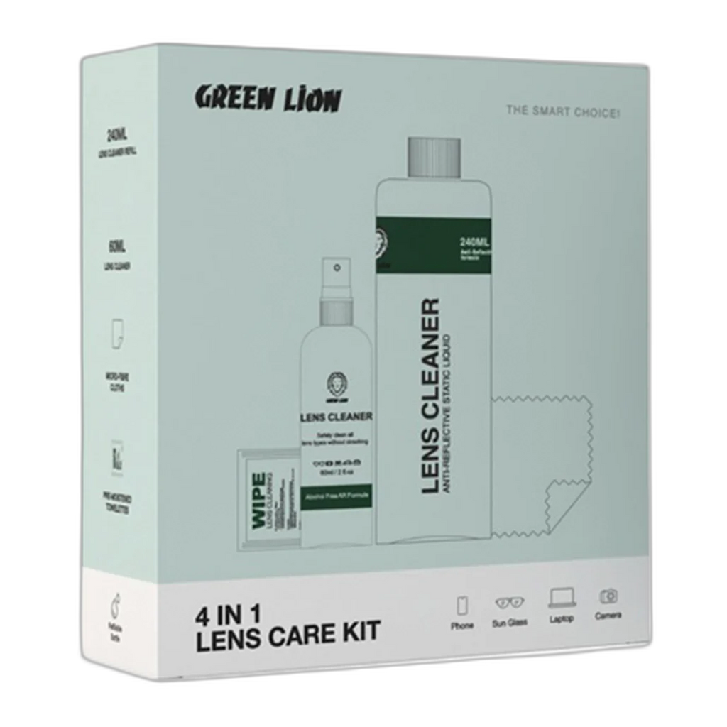 Green Lion 4 in 1 Lens Care Kit - Clear