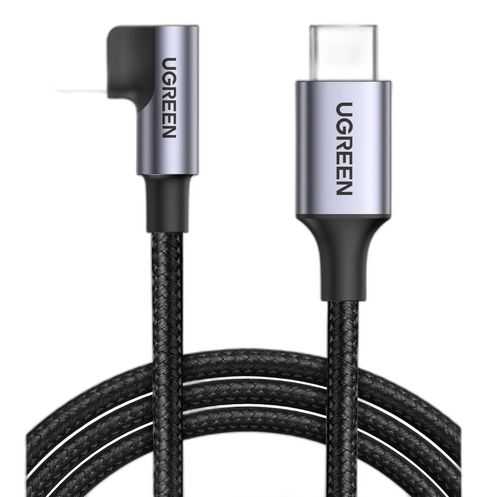Ugreen USB-C to Angled Lightning Braided Cable – MFi Certified Fast Charging