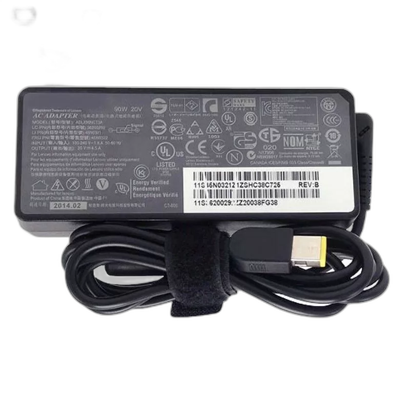 Replacement Adapter Charger Lenovo 20V 4.5A 90W USB Plug