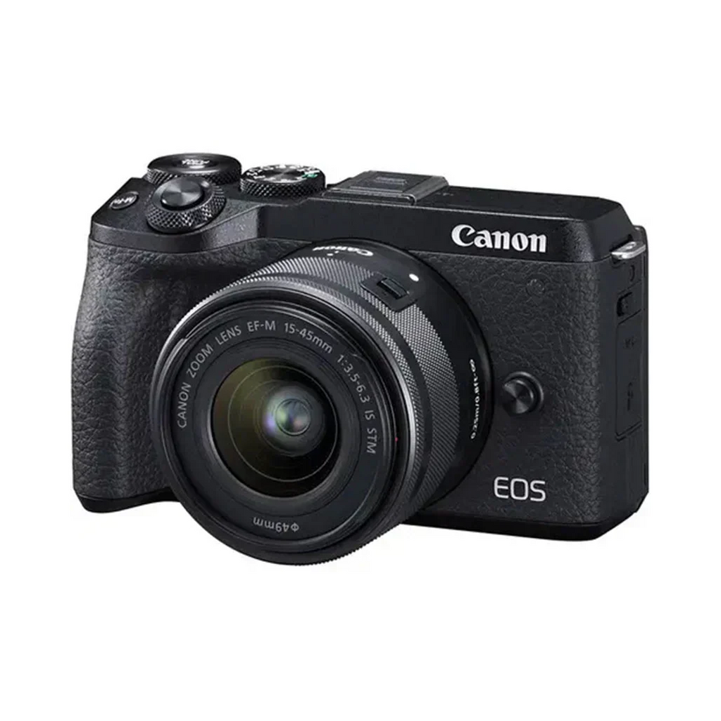 Canon EOS M50 Mirrorless Digital Camera (Black) + EF-M 15-45mm Lens 4K Video