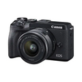 Canon EOS M50 Mirrorless Digital Camera (Black) + EF-M 15-45mm Lens 4K Video