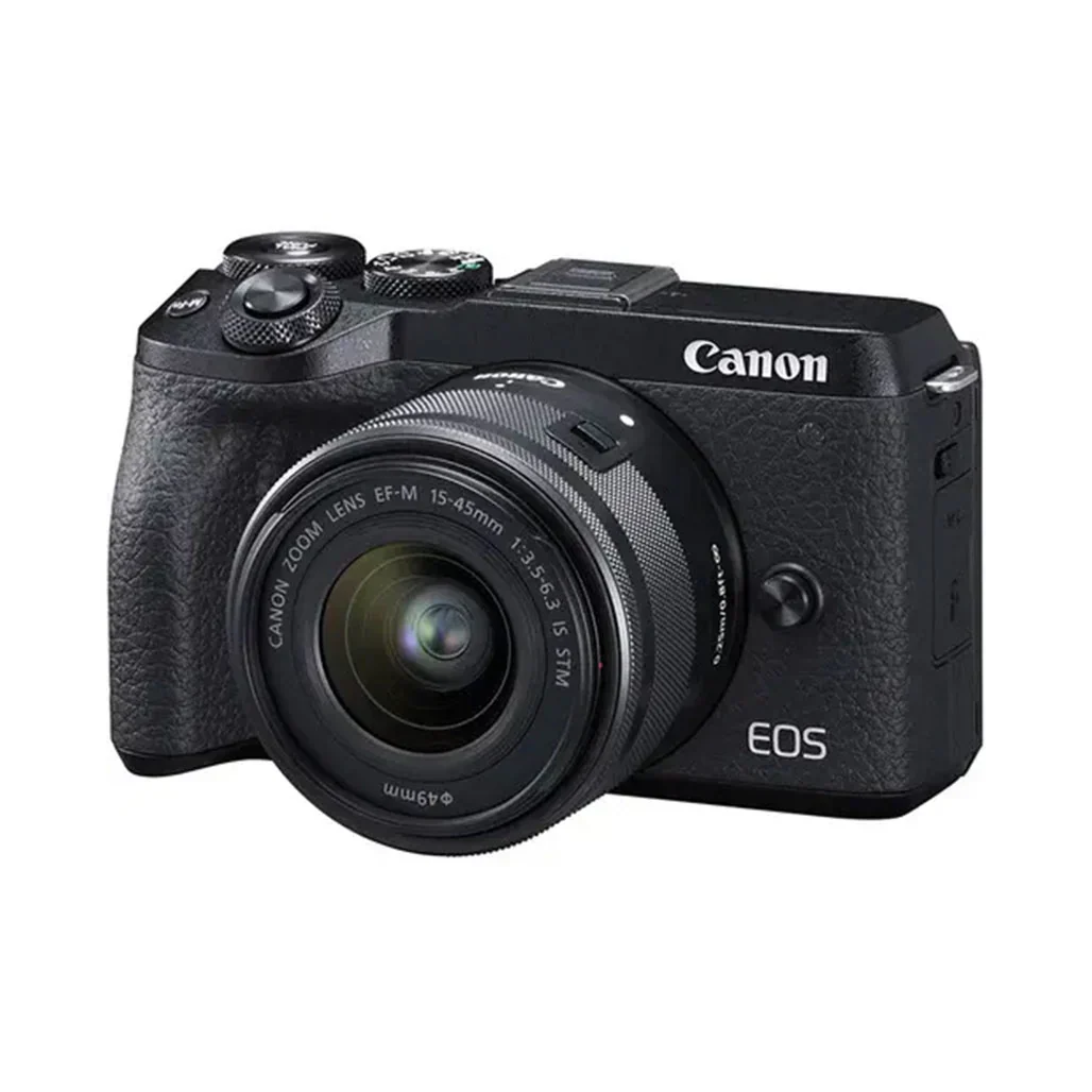 Canon EOS M50 Mirrorless Digital Camera (Black) + EF-M 15-45mm Lens 4K Video