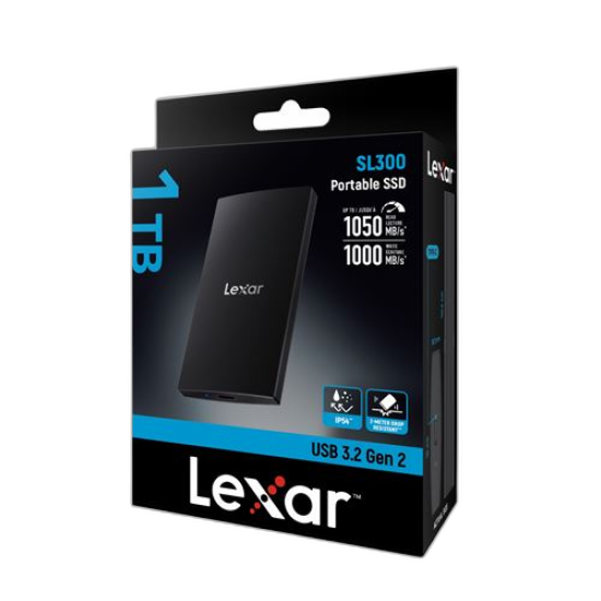 Lexar 1TB SL300 USB 3.2 Gen 2 Portable SSD
