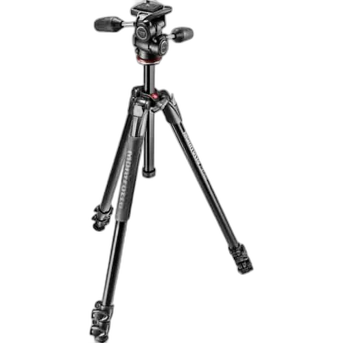 Manfrotto MK290XTA3-3W 290 Xtra Aluminum Tripod with 804 3-Way Pan/Tilt Head