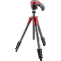Manfrotto Compact Action Aluminum Tripod (Red)
