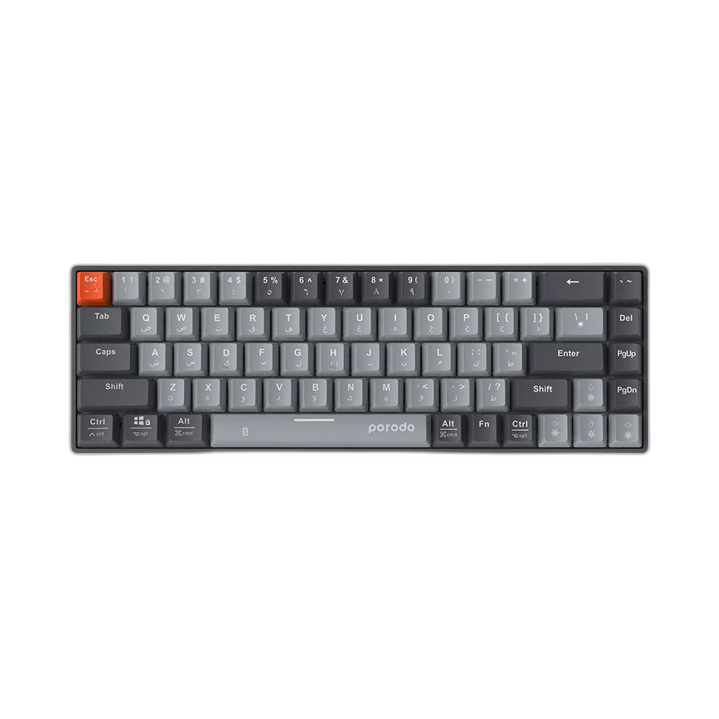 Porodo 68-Keys Wireless Mechanical Keyboard