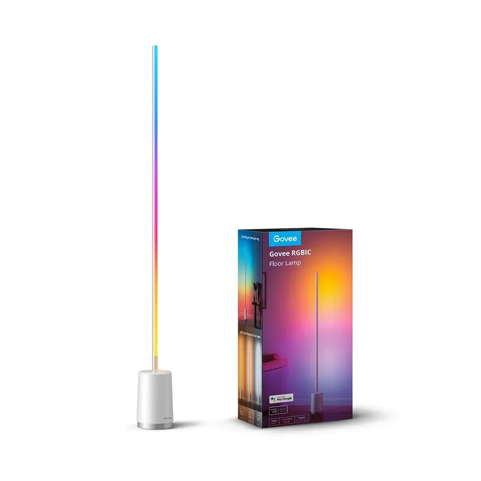 Govee Lyra RGBICWW Corner Floor Lamp - H6072