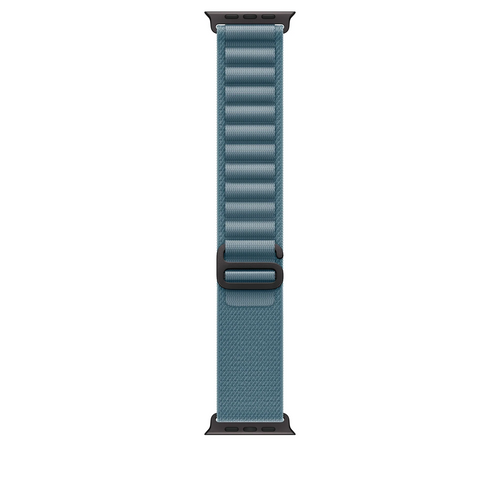 49mm Light Blue Alpine Loop - Large - Black Titanium Finish