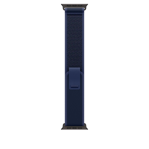 Apple 49mm Blue Trail Loop - M/L - Black Titanium Finish