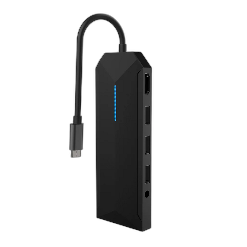 Porodo Gaming 9in1 USB-C HUB - 4K Gamers Edition | PDX526