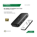 UGREEN 4K HDMI Switch 3 IN 1 OUT with Remote Control - CM332 80125