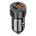 Porodo 50W Dual Port Car Charger PD 20W QC 30W