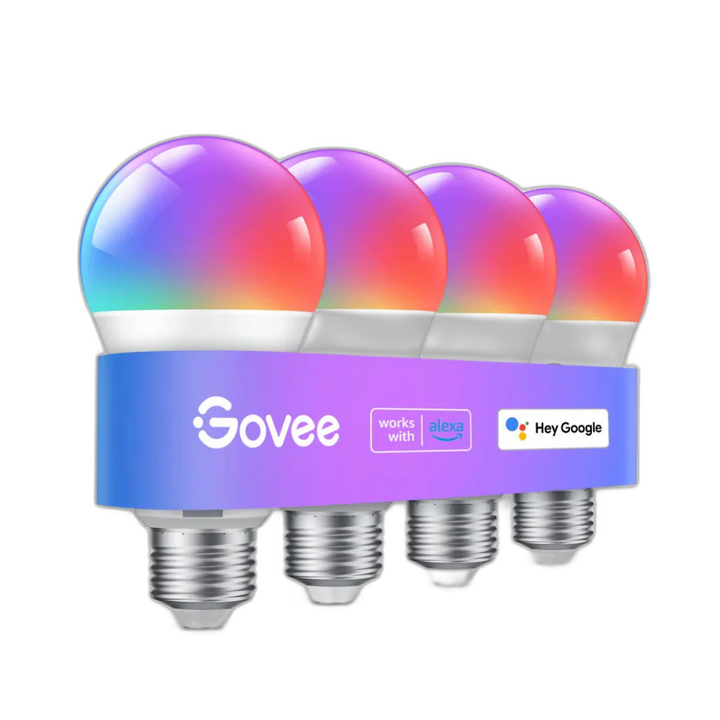 Govee RGBWW Smart LED Bulb (4 Pack)