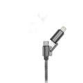 Porodo 4-in-1 Aluminum Fast Charging Cable