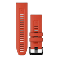 Garmin QuickFit 26 Watch Bands, Flame Red Silicone.