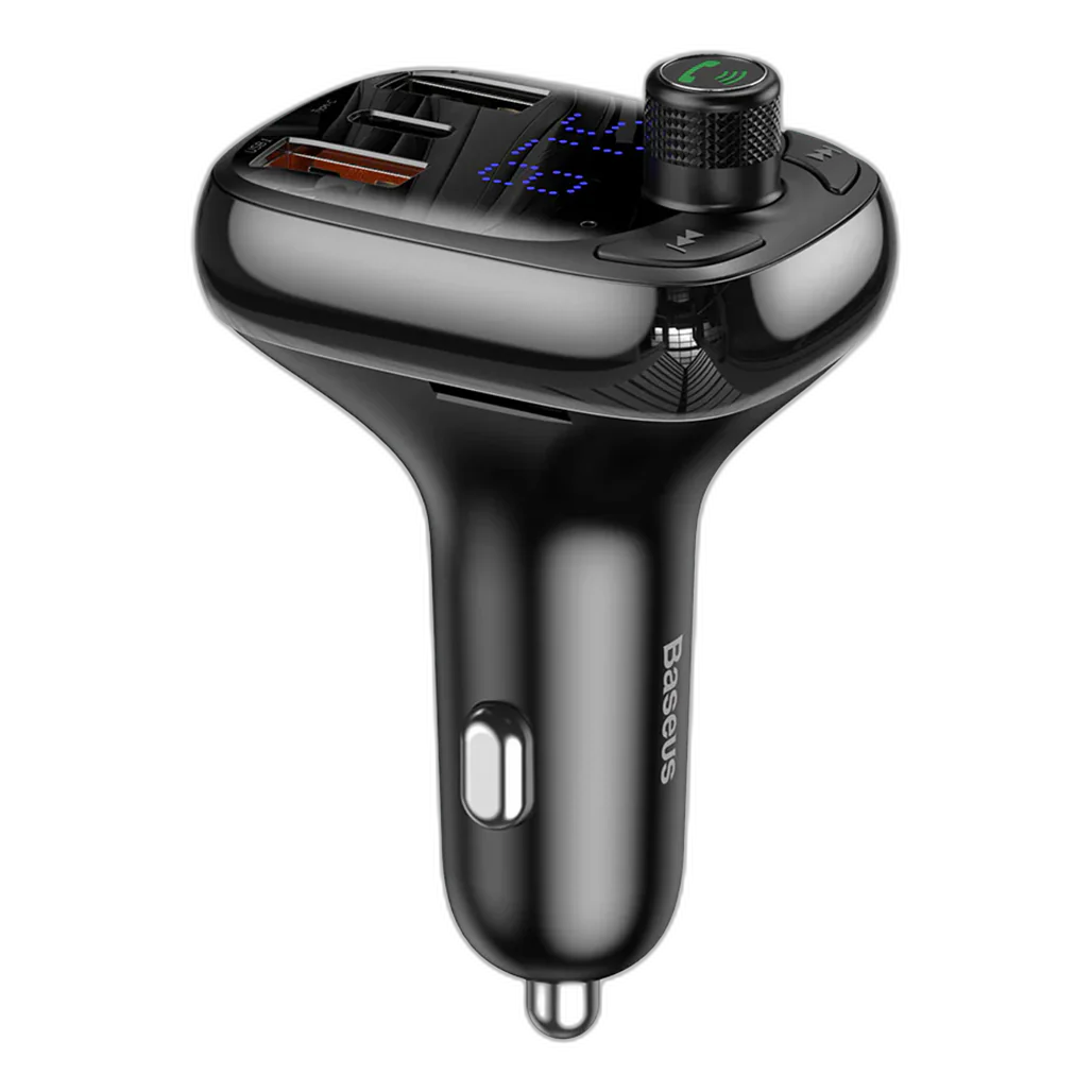 Baseus T-Shaped S-13 Bluetooth FM Transmitter 36W PPS