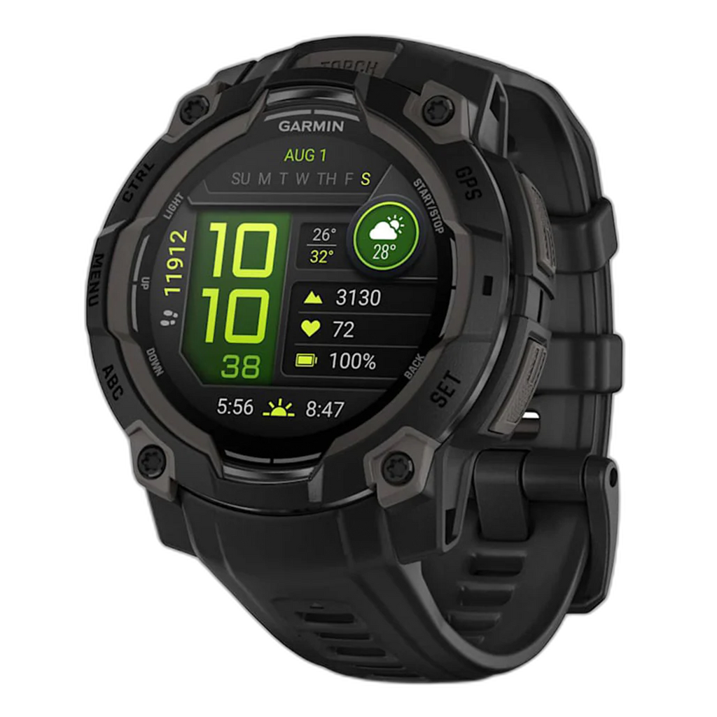 Garmin Instinct 3 45mm AMOLED - Black with Black Band