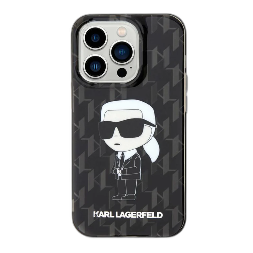 Karl Lagerfeld Liquid Glitter Hard Case for iPhone 16 Pro Max
