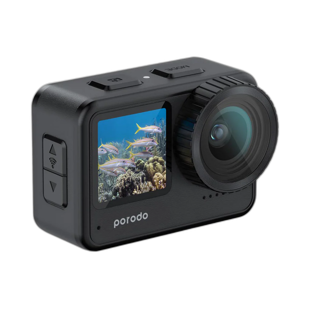 Porodo Lifestyle Waterproof 4K Action Camera 900mAh