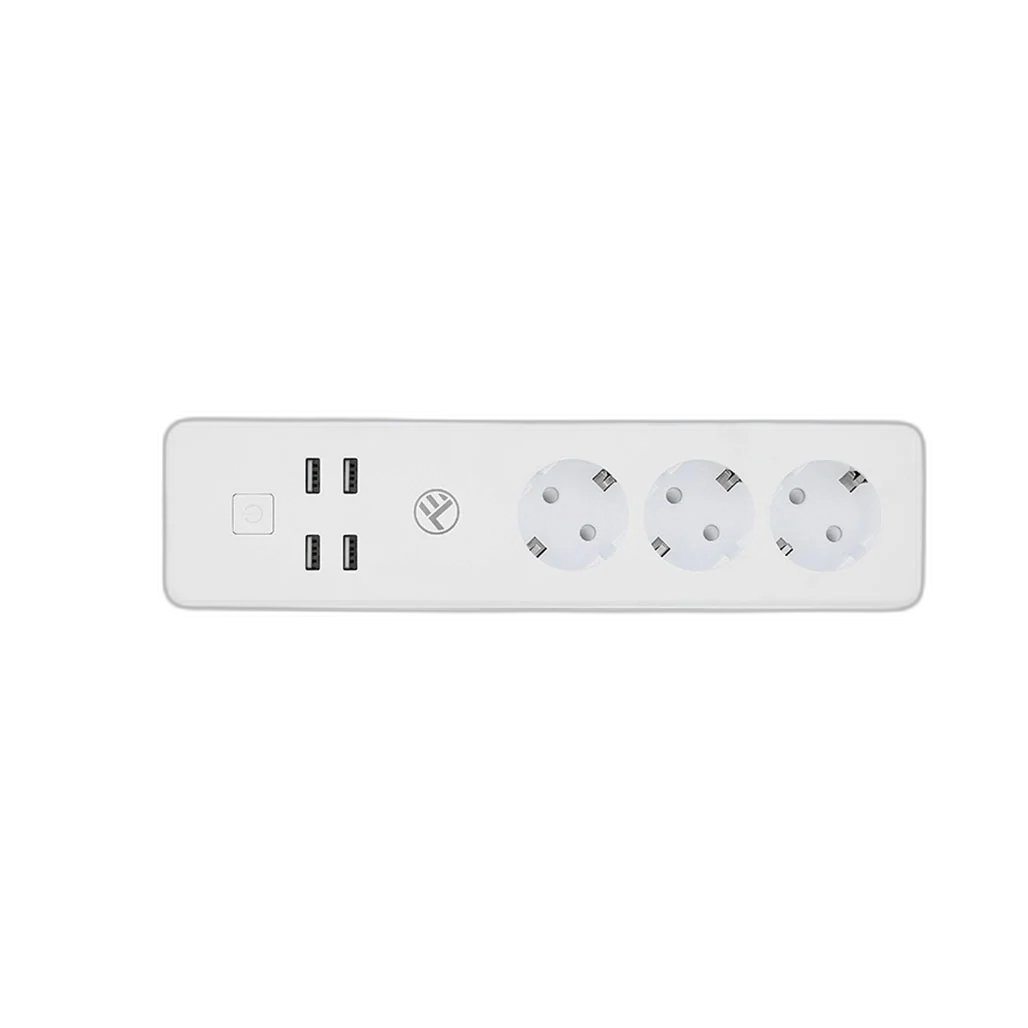 Tellur WiFi Power Strip 3 Outlets 4 USB 2200W 10A