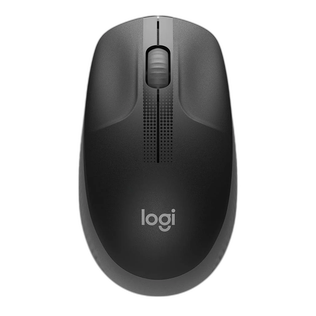 Logitech M190 Wireless Mouse - Full-Size Ergonomic Design