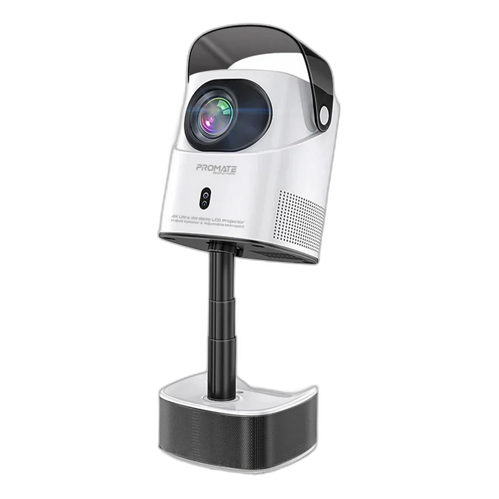 Promate Beamer-A250 4K Ultra HD Wireless LCD Projector