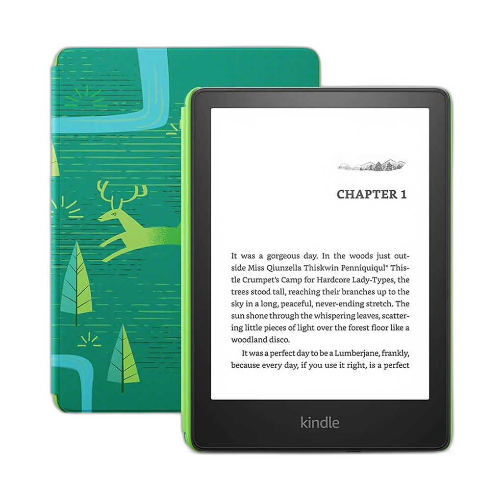 Amazon Kindle Paperwhite Kids (11th Gen) Emerald Forest