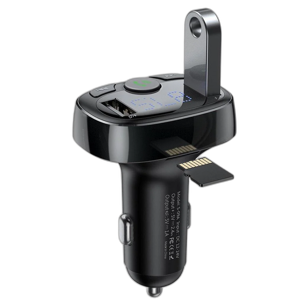 Baseus T-typed Bluetooth MP3 Charger with Car Holder