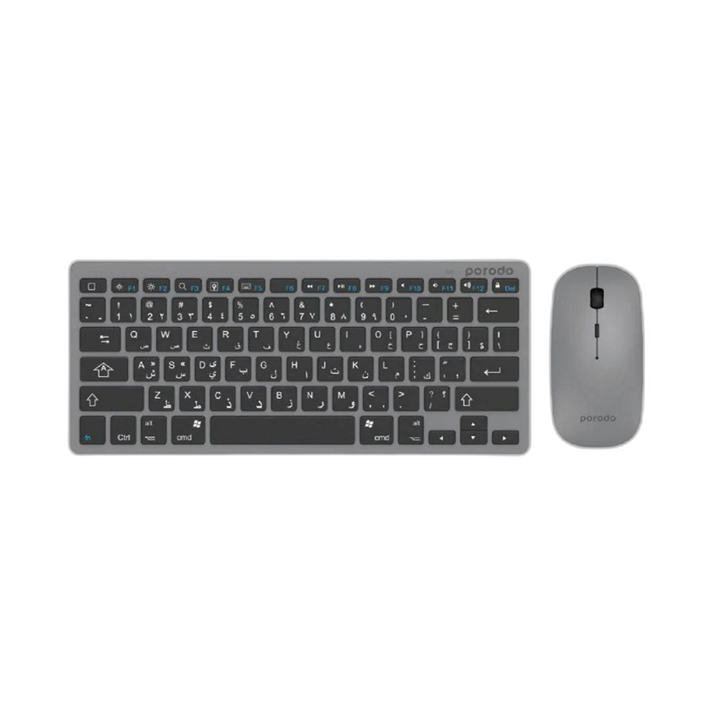 Porodo Wireless Portable Keyboard with Mouse EN/AR