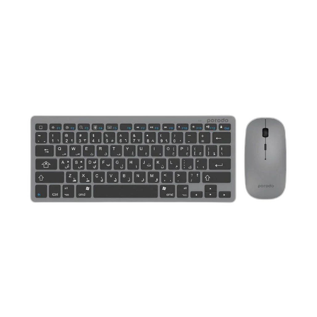 Porodo Wireless Portable Keyboard with Mouse EN/AR