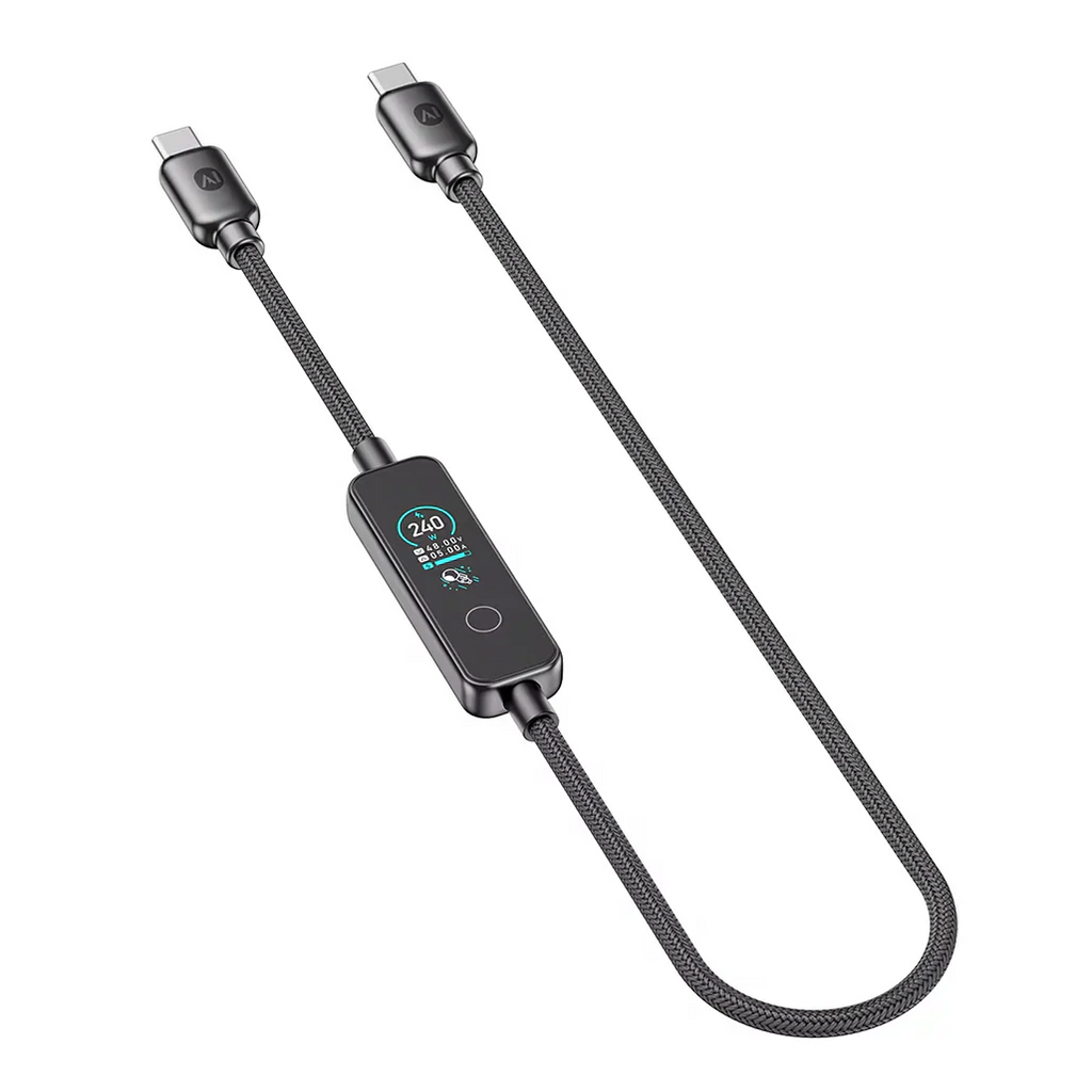 Powerology 240W C to C cable with TFT Display