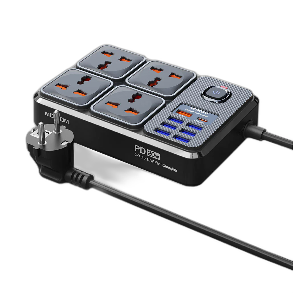Moxom MX-ST17 EU 2 Meter Power Strip