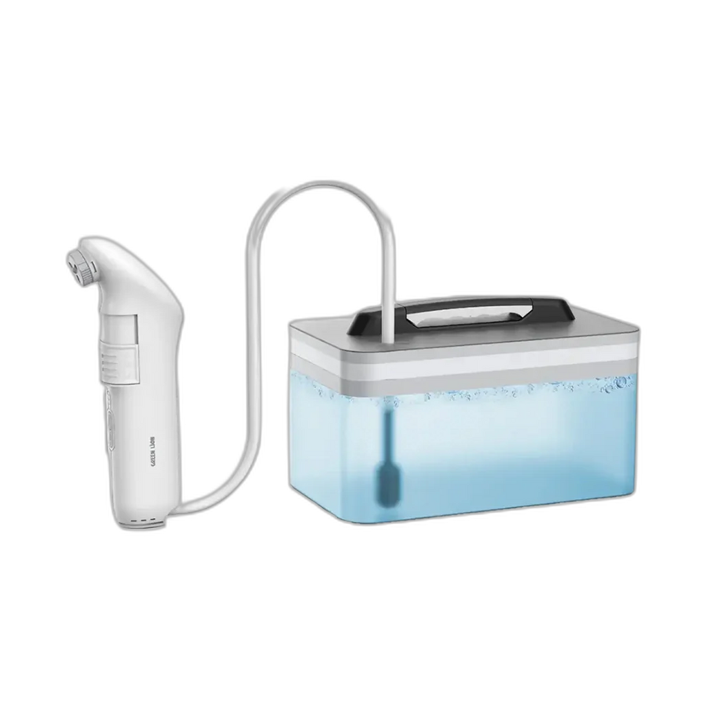 Green Lion Portable Travel Bidet Pro with Tank - White